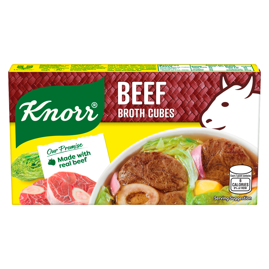 KNORR BEFF CUBES 51G 6's